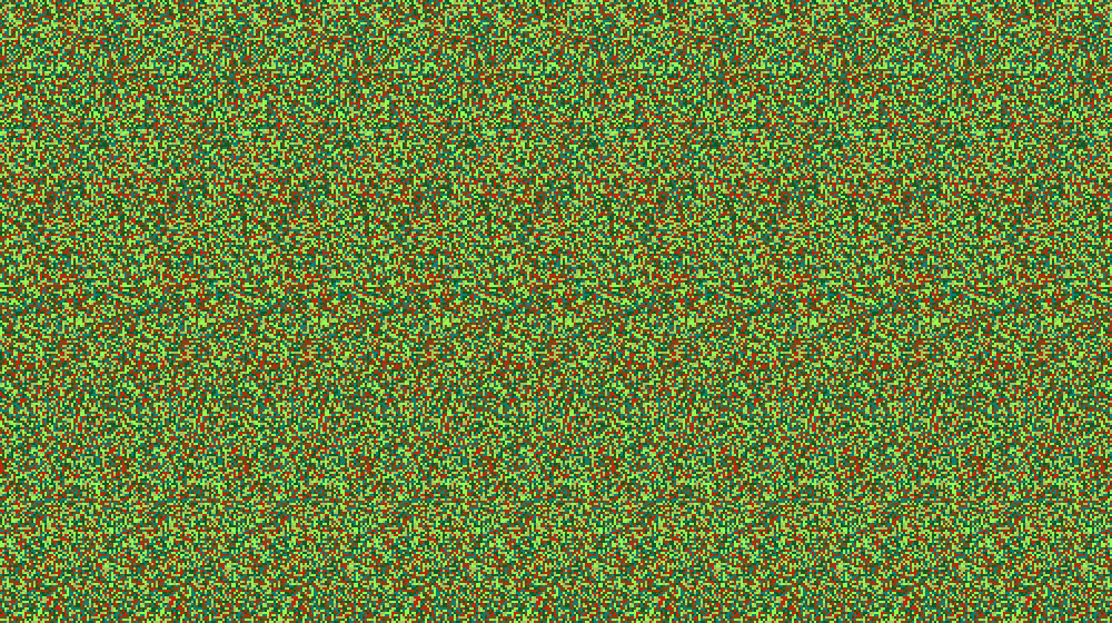 Practice stereogram, step 1. A flat pattern with nothing hidden.
