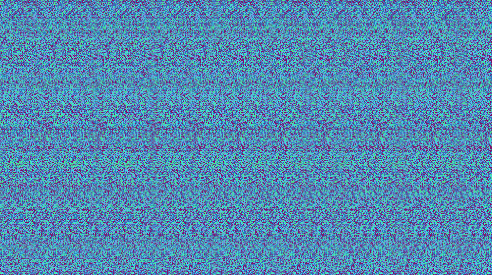 Practice stereogram, step 2. A hidden shape appears in 3D.